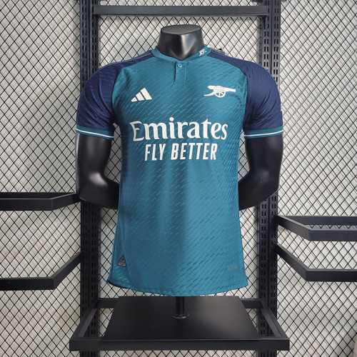 2023-24 Arsenal  third away player version jersey(The player version is more slim fit, it is recommended to buy one size larger)