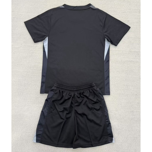 2025-26 .Paris Saint Germain black goalkeeper kid kit