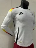 Player Version 2024 Germany Home Long Sleeve Jersey