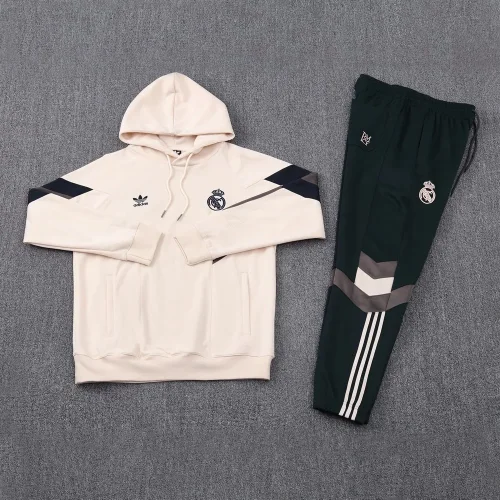Real Madrid 2024-25 apricot hooded training suit