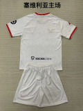 2024-25 Sevilla home adult uniform and kid kit