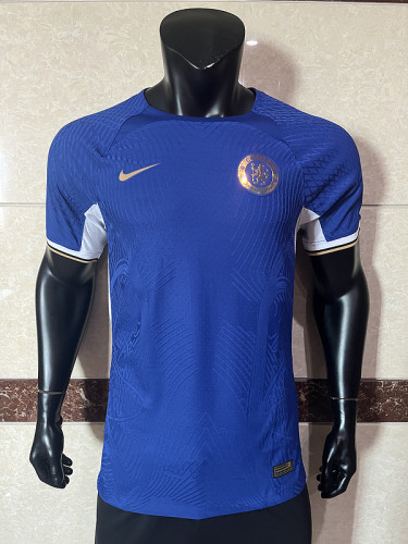 Chelsea 2023-24 home Player version soccer jersey(The player version is more slim fit, it is recommended to buy one size larger)