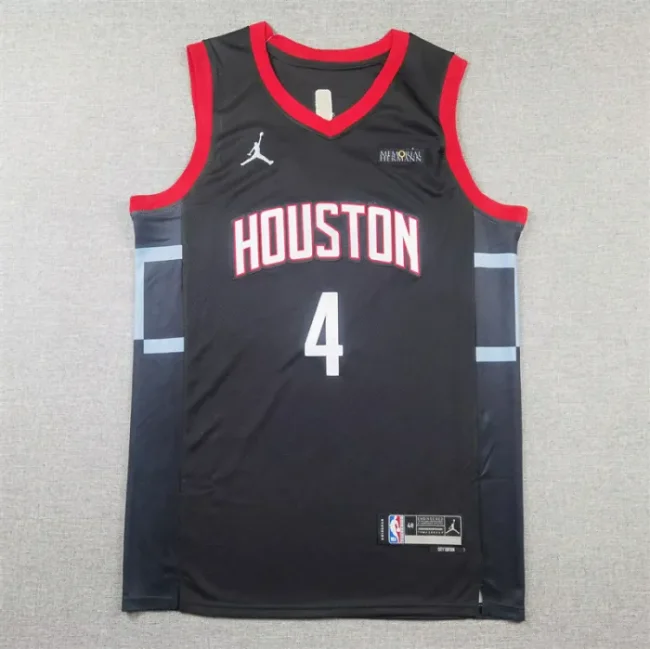 25th season Rockets Black No. 4 Jalen Green