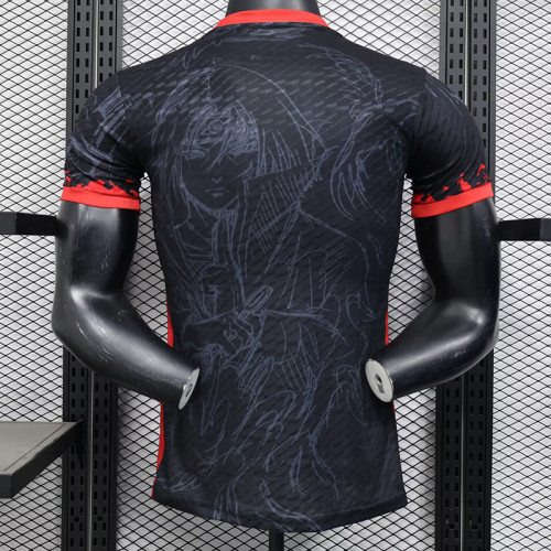 2025-26 Japan Black Special Edition (ferret) Player  (The player version is more slim fit, it is recommended to buy one size larger)