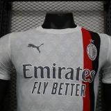AC Milan 2023-24 away Players Edition Soccer jersey   (The player version is more slim fit, it is recommended to buy one size larger)