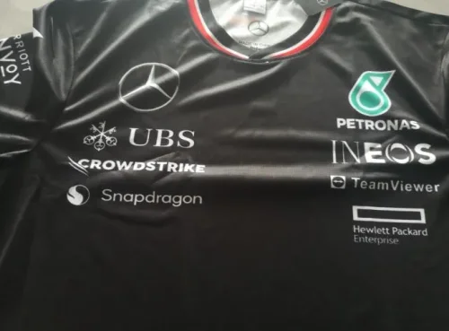 Mercedes 2024 new black F1 shirt