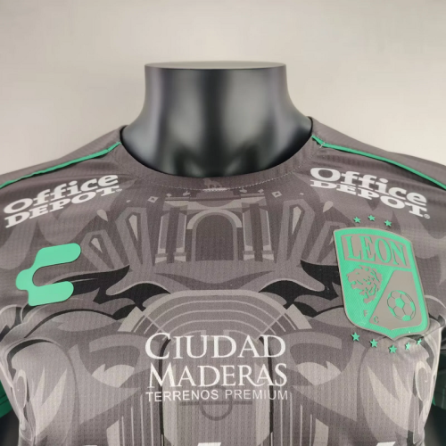 2025-26 Leon third away player version soccer jersey   (The player version is more slim fit, it is recommended to buy one size larger)