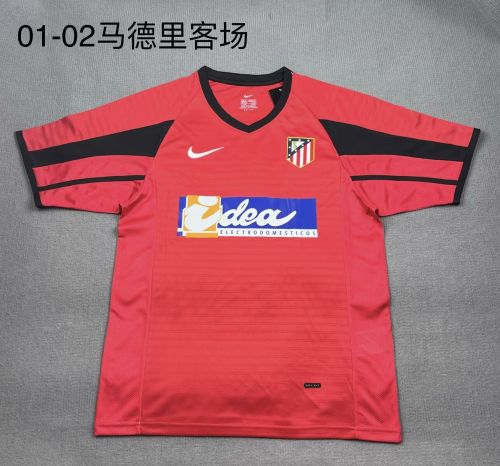 Atletico Madrid 2001-02 Retro  red away