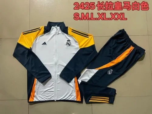 Real Madrid 2024 white jacket set