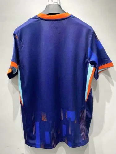 2024 Netherlands away blue woman jersey