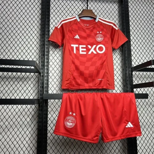 2024-25 Aberdeen F.C home kids kit