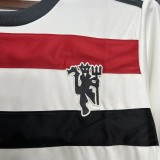 2024-25 Manchester United third away white soccer jersey