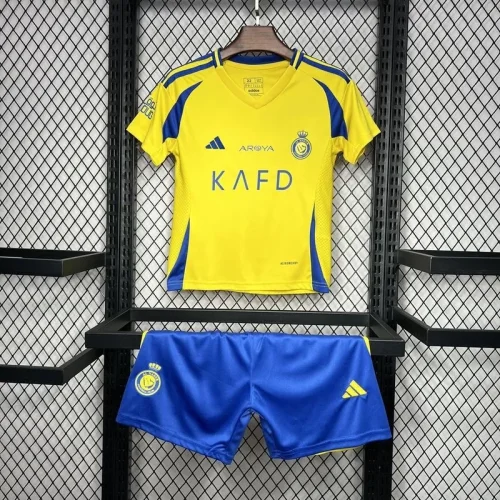 2024-25 Al-Nassr home kids kit