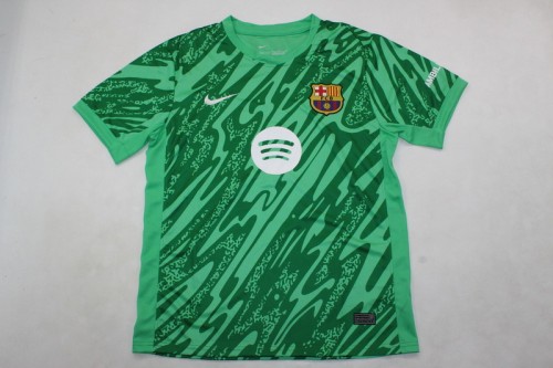 2024-25 Barcelona  Green Goalkeeper jersey