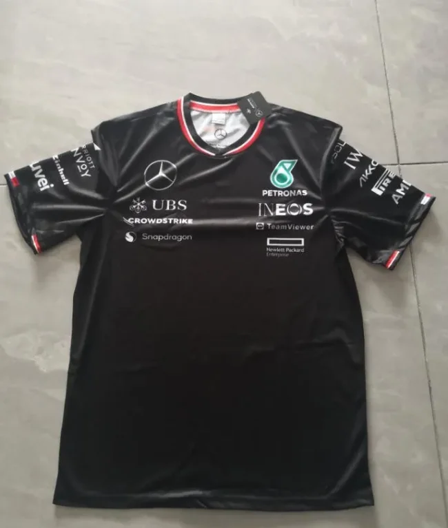 Mercedes 2024 new black F1 shirt