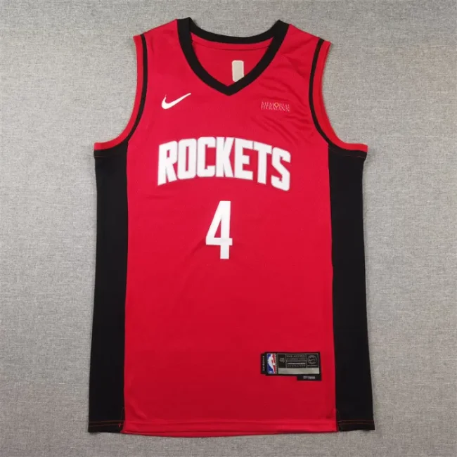 25th season Rockets Red No. 4 Jalen Green