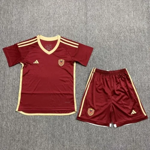 2024-25 Venezuela home red kids kit
