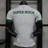 2024-25 Sporting Lisbon Away player version(The player version is more slim fit, it is recommended to buy one size larger)
