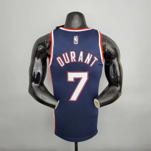 2022 75th Anniversary Durant #7 Nets City Edition Royal Blue