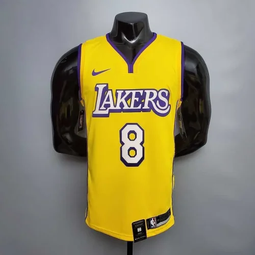 Bryant #8 Lakers V-neck City Edition yellow