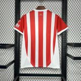 2024-25 Sporting de Gijon home soccer jersey