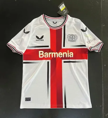2024-25 Bayern 04 Leverkusen Away White Jersey
