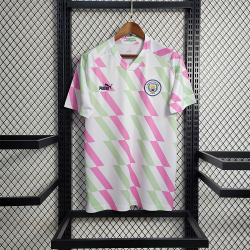 2023-24 Manchester City white training suit  jersey