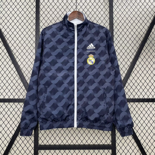 24-25 R .Real Madrid Reversible Windbreaker
