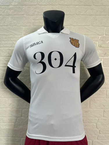 2024-25 Barcelona Lamine Yamal White Player Version Jersey (The player version is more slim fit, it is recommended to buy one size larger)