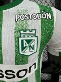 2025-26 Atlético Nacional home player version jersey  (The player version is more slim fit, it is recommended to buy one size larger)