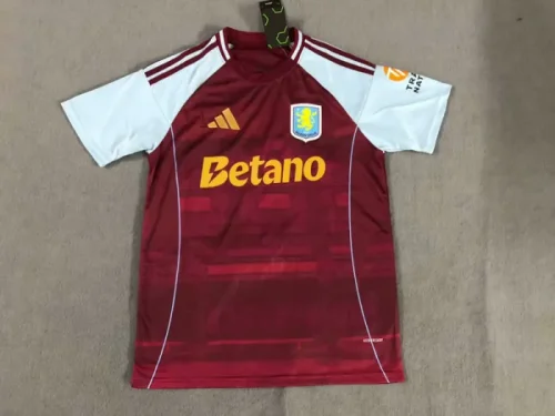 2025-26 Aston Villa home soccer jersey