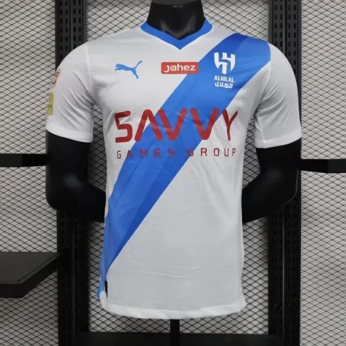 2023-24 Al Hilal Home Player version away soccer  (The player version is more slim fit, it is recommended to buy one size larger)