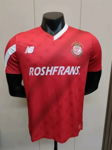 2023-24 Toluca home jersey   (The player version is more slim fit, it is recommended to buy one size larger)