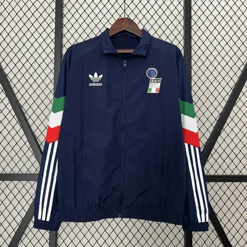 2024 Italy Dark blue windbreaker