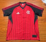 2025-26 Flamengo red baseball jersey