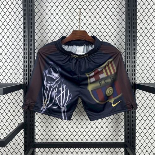 AA Barcelona 2000/01 Home Retro Skeleton Shorts