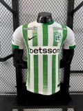 2025-26 Atlético Nacional home player version jersey  (The player version is more slim fit, it is recommended to buy one size larger)