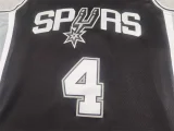Spurs Black No. 4 De'Aaron Fox