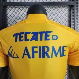 2023-24 Tigers home player version soccer jerseys   (The player version is more slim fit, it is recommended to buy one size larger)