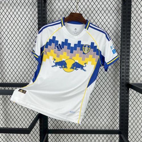 2025-26 Leeds United home white socer jersey size