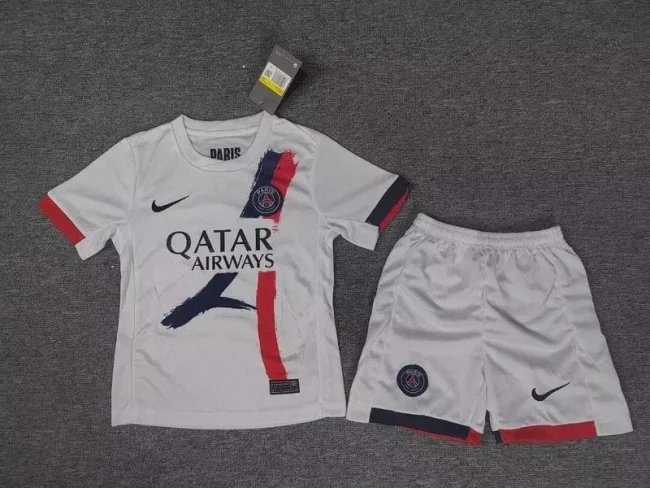 2024-25 paris saint germain away kids kit