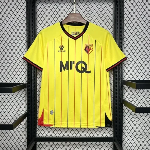 2024-25 Watford F.C. home soccer jersey