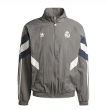 Real Madrid gray windbreaker