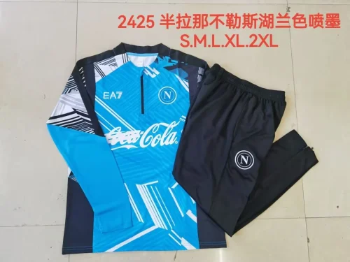 napoli 2024-25 sky blue training suit