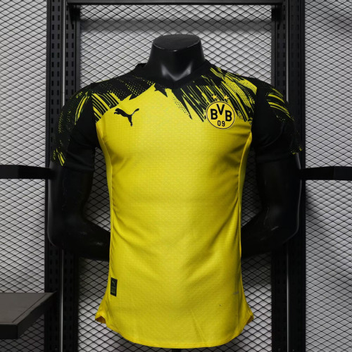 2025-26 Dortmund home player version jersey   (The player version is more slim fit, it is recommended to buy one size larger)