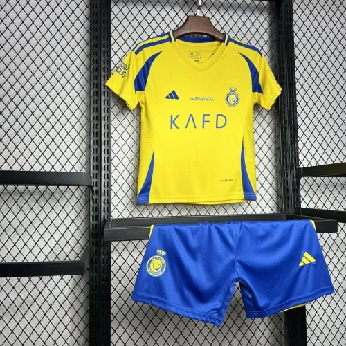 2024-25 Al-Nassr home kids kit