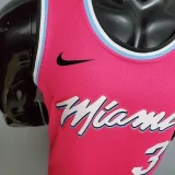 WADE #3 Miami Heat V-neck pink