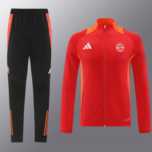 2024 Bayern 02 red long zipper suit