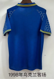 1998 Ukraine away retro soccer jersey size