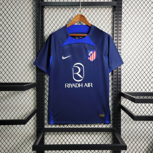 2023-24 Atletico Madrid blue training jersey
